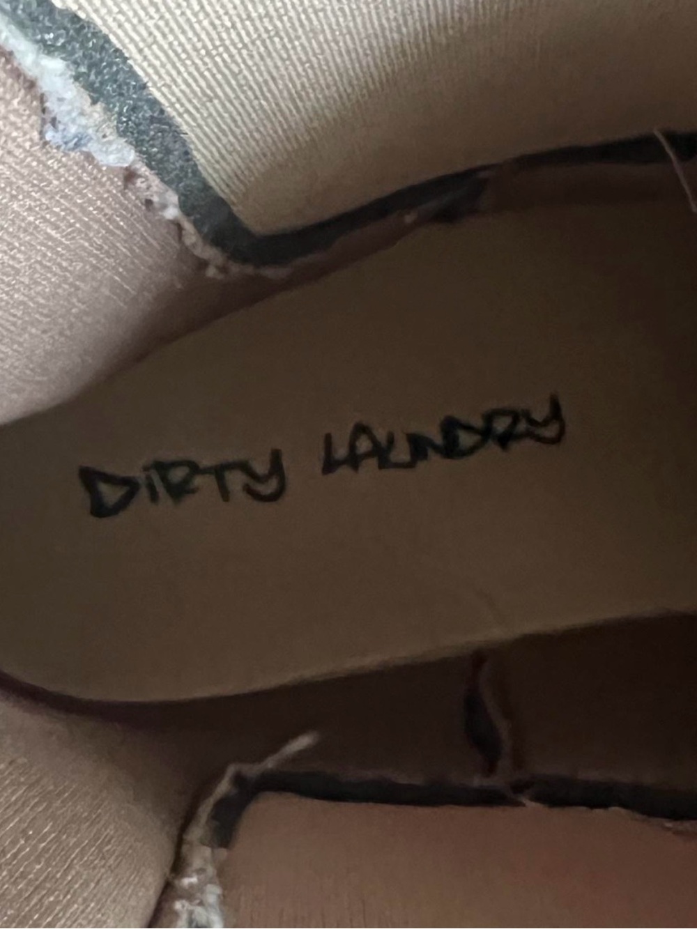 Dirty Laundry Beige Chelsea Lug Booties - Picture 4 of 5